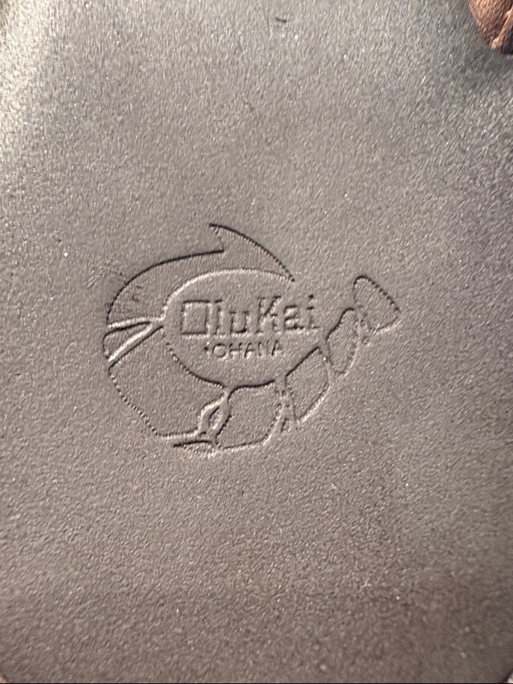 Women’s OluKai “ ‘Ohana” Dark Java Water Friendly Flip Flops - Size 7 - Picture 4 of 6